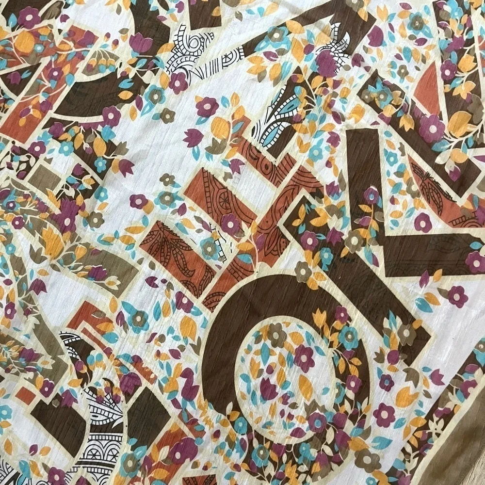 Kenzo Silk Scarf Oblong